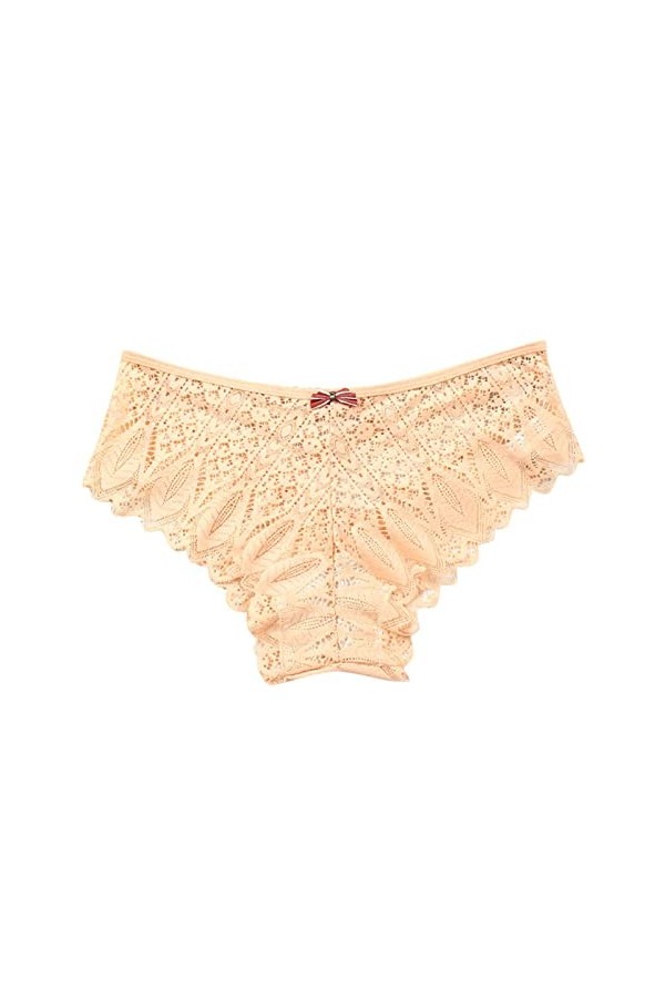 CreoQIJI Culotte sexy pour femme en dentelle au crochet - Sous-vêtements, Rose, M