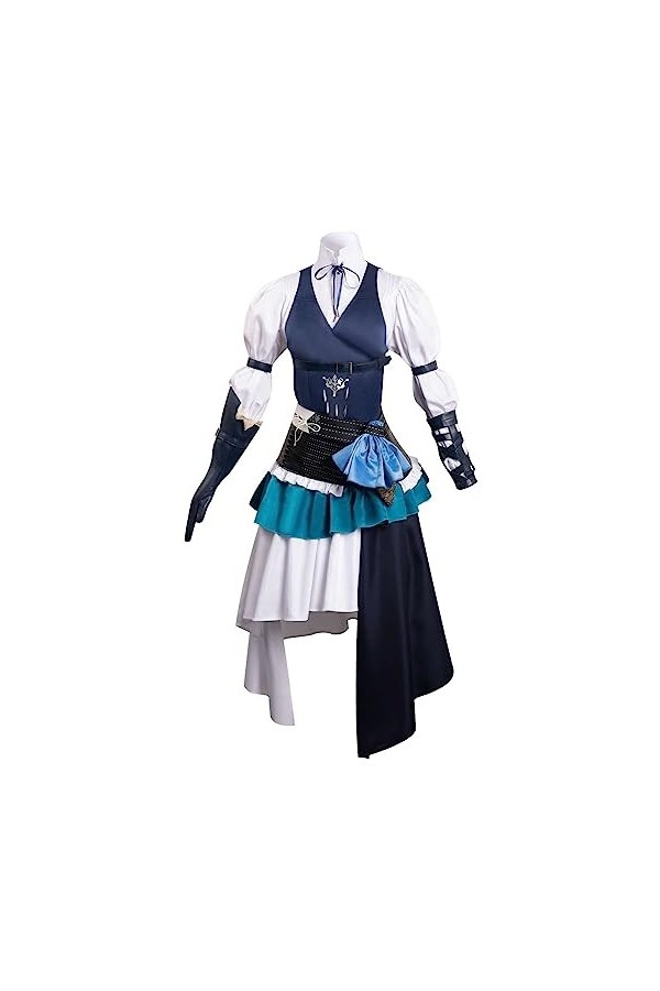 agfosa Final Fantasy 16 Costume de cosplay Jill Warrick - Robe FF XIV - Pour femme - Taille L