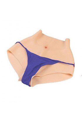 LXURY Culotte en Silicone pour Hommes Culotte Sissy RéAliste Cacher Le Slip Triangle Gaff Pantalon De ContrôLe pour Crossdres