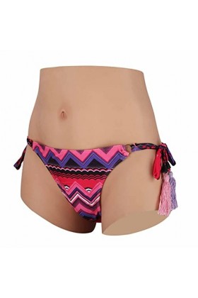 DUEVEL Crossdressing Silicone Culotte CaleçOns sous-VêTements De Poule MouilléE Culotte De ContrôLe Culotte Push-Up pour Cosp