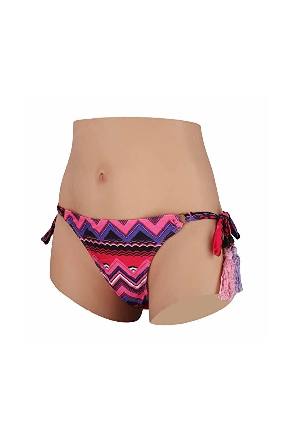 DUEVEL Crossdressing Silicone Culotte CaleçOns sous-VêTements De Poule MouilléE Culotte De ContrôLe Culotte Push-Up pour Cosp