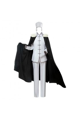 NIXU Rôle de lanime : Fyodor Dostoyevsky Costume de fête dHalloween uniforme sur mesure XS-XS 