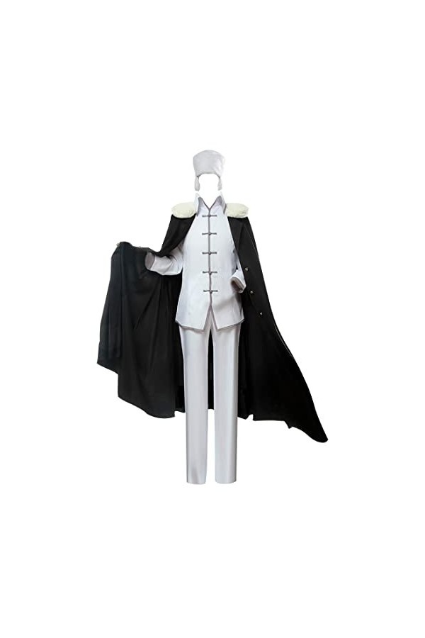 NIXU Rôle de lanime : Fyodor Dostoyevsky Costume de fête dHalloween uniforme sur mesure XS-XS 