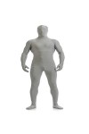 Hommes Seconde Peau Combinaison Spandex Catsuit Longue Couverture Complète Zentai Body Justaucorps Fermeture Éclair Clubwear 