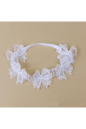 JJZXD Mariée mariée en dentelle blanche anneau de jambe loli loli fleur mariage Color : White, Size : One Size 
