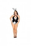 VETCS Lingerie Sexy Pour Femmes Bunny Body Costumes Cosplay Ensemble De Lingerie Combinaison Taille Unique Et Ensemble De Cou