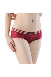 Culottes pour filles de taille 38 à 40 - Culotte sexy en dentelle ajourée au crochet - String string - Sous-vêtements à coupe