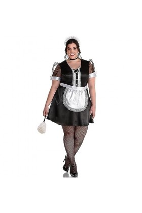 amscan 8407273 Costume de soubrette pour femme Taille XXL 46-48 