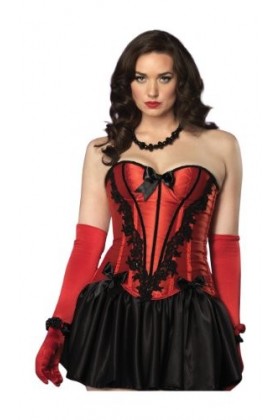 Leg Avenue - Chloe Corset Rouge 3X-4X