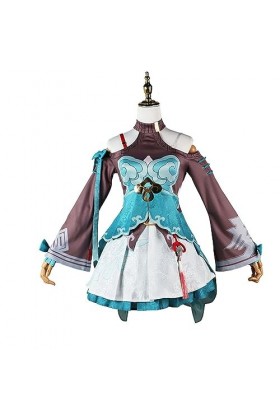 MirOdo Qingque Jeu Costume Costume Fille Robe Ensemble Cosplay Uniforme Halloween Fête,Set-M