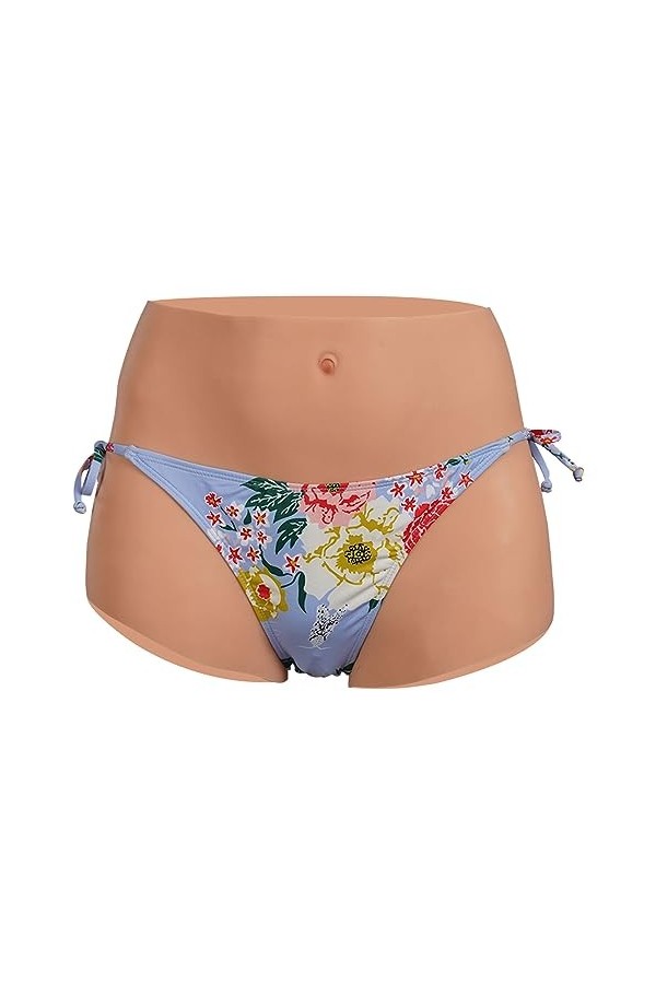 WQCZM Culotte Silicone Butt Lifter Shapewear Hips Enhancer, Hiding Gaff Boxer Briefs for Crossdressers Drag Queen Underwear,C