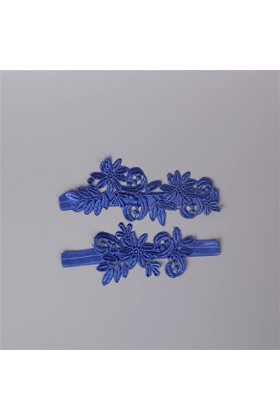 ZLXDP Garters de Mariage en Dentelle de Fleur de Fleur Sexy 2pcs Set for la Jambe de mariée de Bride Women