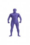Hommes Seconde Peau Combinaison Spandex Catsuit Longue Couverture Complète Zentai Body Justaucorps Fermeture Éclair Clubwear 
