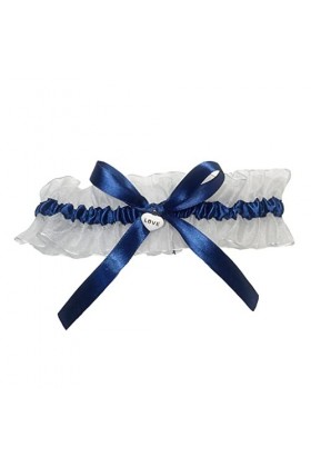 JJZXD Garter Bridal Garter European et American Garter Ribbon Bow Lace Ligne Anneau de mariage Accessoires de mariage Bridal 