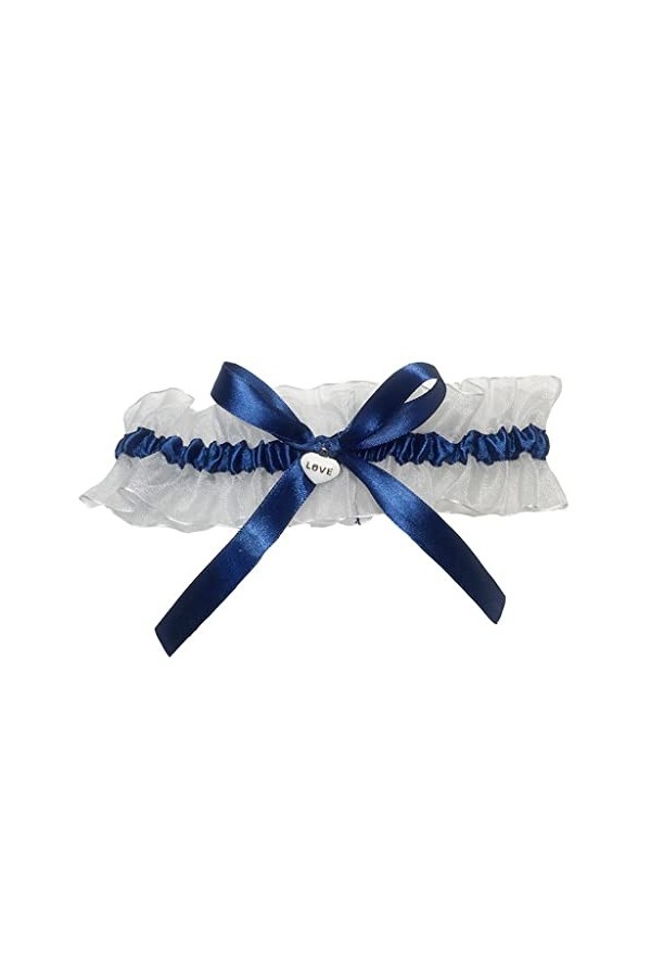 JJZXD Garter Bridal Garter European et American Garter Ribbon Bow Lace Ligne Anneau de mariage Accessoires de mariage Bridal 