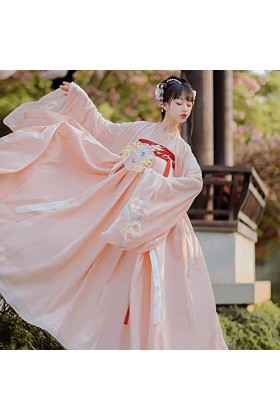 SUYGGCK Robe Ancienne Hanfu Femme Costumes Traditionnels Chinois vêtements féeriques Costume Hanfu Fluide Tenue Cosplay