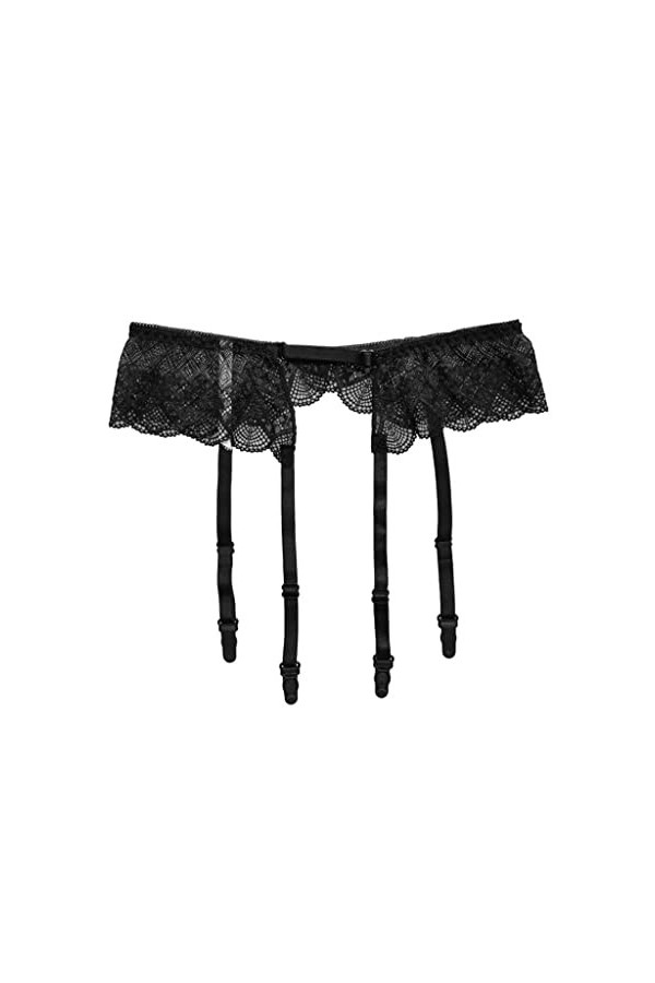 ZLXDP Black Lace Sexy Garter Stockings Sexy Lingerie Pantyhose Underwear Accessoires Gift