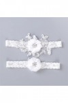 ZLXDP Séquenins en Dentelle en Dentelle Applique Floral jarretières de Mariage Sexy 2pcs Set for Les Femmes Riches en Bague