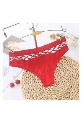 SLNFXC G-string strings en coton pour femmes culottes ajourées pour femmes sous-vêtements grande taille lingerie pour femmes 