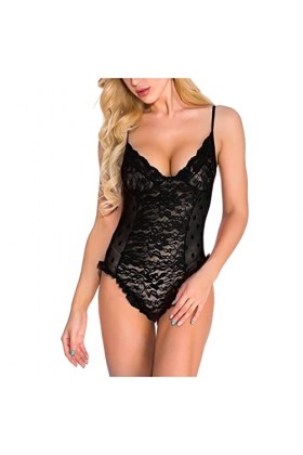 Ensemble de pyjama sexy en dentelle pour femme