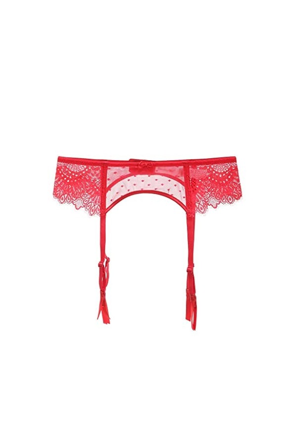 GJRFYJ Bas de garine en dentelle bassages en dentelle ceinture à suspension for la mariée Suspender Lingerie sexy Femmes Col