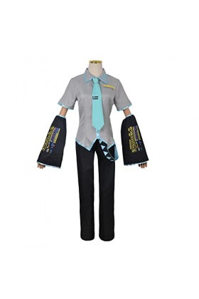 RUIRUICOS Vocaloid Miku - Costume japonais pour homme et femme - Costume Miku - Costume de cosplay pour débutants - Tenue dH