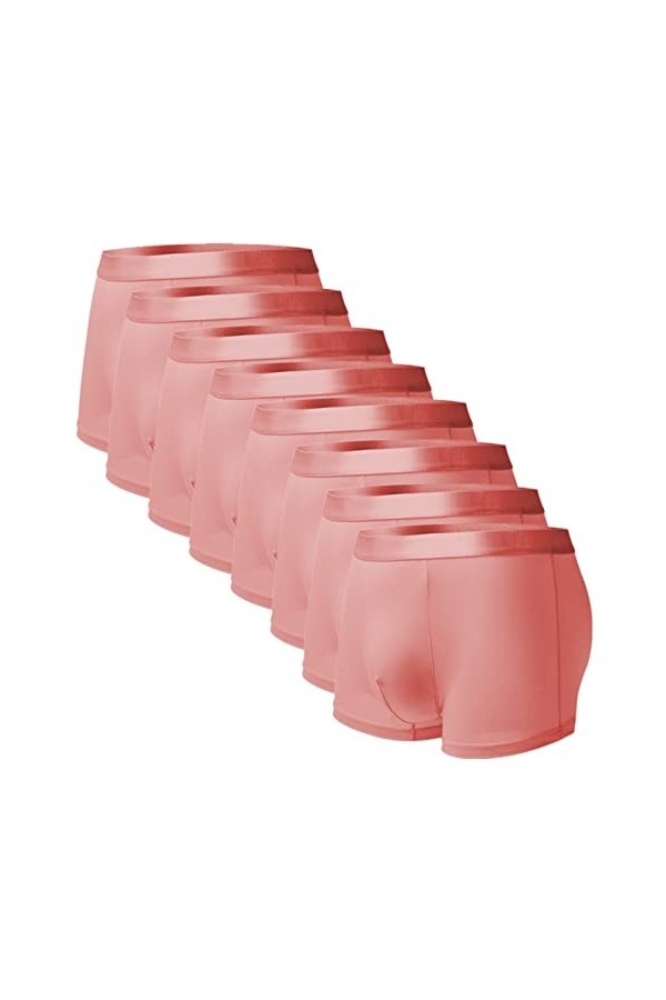 ZZSRJ 8 pièces Lingerie Sheer Lingerie Sexy Plus Taille Culotte Hommes Boxer Shorts Color : 8red, Taille : 3XL 