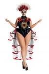 Party King Costume La Muerta pour femme - Noir - Taille 3XL
