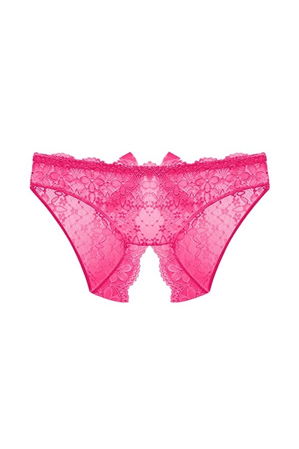 LULER Sous-vêtements taille basse Culotte Lingerie Plage Lingerie, Rose, L