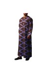Kuendrem Tenue Dashiki à manches longues pour homme - Confortable - Ankara - Grande taille - - 6X-Large