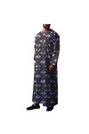 Kuendrem Tenue Dashiki à manches longues pour homme - Confortable - Ankara - Grande taille - - 6X-Large