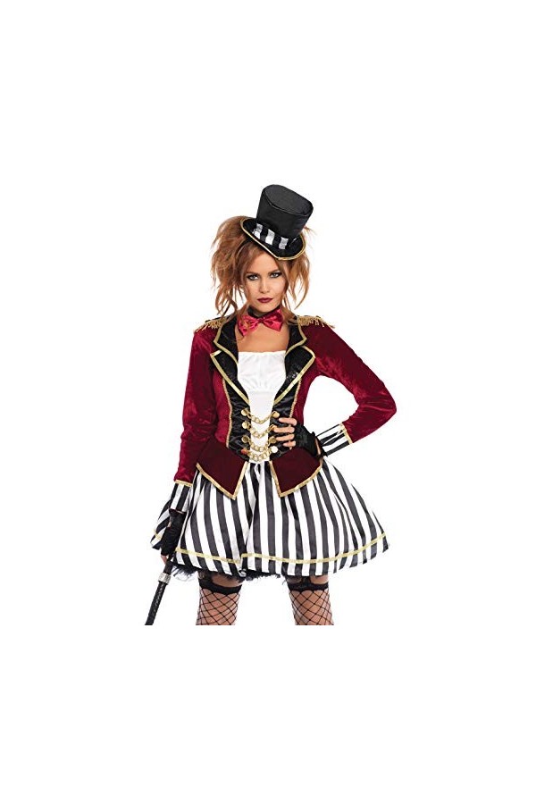 Leg Avenue Night Ringmaster Panamas, Multicolor , Taille Fabricant: LargeUk 14-16 Femme