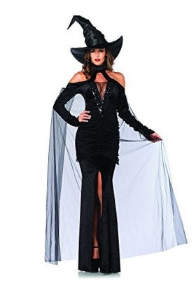 Leg Avenue Costume Socière Maléfique Noir Taille XL