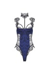 Grande Taille Dames Cils Dentelle Pyjamas Perspective Combinaison Sexy Lingerie Babydoll Intime Femme Pyjamas Vêtements, Viol