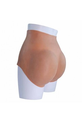 CRODRES Silicone Butt Panty Réaliste Sissy Butt Shaper Control Shorts Crossdressing Butt Enhance Triangle pour Cosplay,Wheat 