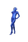 AFEBOO Body Complet Collé Brillant pour Femmes Costume de Performance de Scène Tenues de Cosplay avec Ouverture du Visage et 