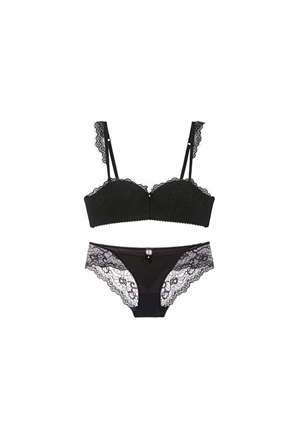 Jeune Fille Broderie Lingerie Ensemble Sexy Soutien-Gorge en Dentelle Soutien-Gorge en Coton Ensemble de Soutien-Gorge Femme 