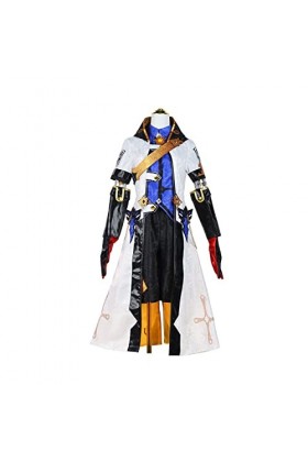ZENAHA Albedo Cosplay Costume Tenue Jeu Personnages Jeu De Rôle Robe Uniforme Ensemble Complet,Set-XS