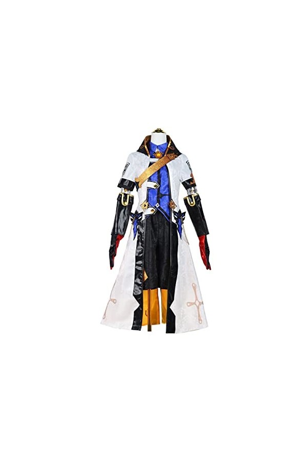ZENAHA Albedo Cosplay Costume Tenue Jeu Personnages Jeu De Rôle Robe Uniforme Ensemble Complet,Set-XS