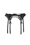 GJRFYJ Dames en dentelle lingerie slim fit jarton lingerie femme sexy jarter metal clips de mariage suspense Color : Black, 