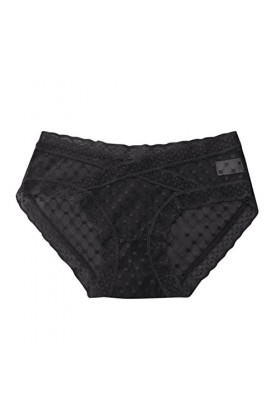 Ghemdilmn Sous-vêtements pour femme - Culotte en dentelle - Culotte transparente - Confortable et sans couture - Sexy - Pour 