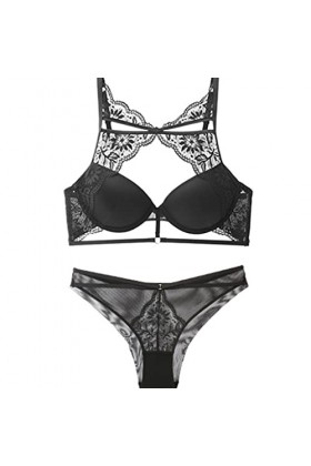 Ensemble de sous-vêtements en Dentelle Sexy Soutien-Gorge en Dentelle Ensemble Push Up Soutien-Gorge à la Mode et Ensembles d