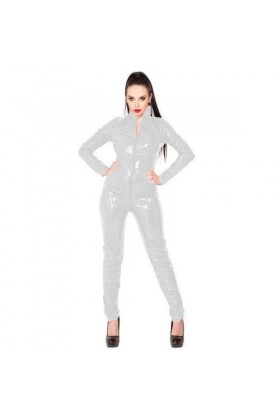 Multi Couleurs Femmes Wet Look À Manches Longues Catsuit Sexy Pole Dancing Clubwear Cosplay Racing Fille Jeu De Rôle Costume 