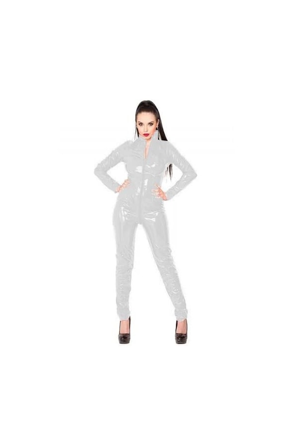 Multi Couleurs Femmes Wet Look À Manches Longues Catsuit Sexy Pole Dancing Clubwear Cosplay Racing Fille Jeu De Rôle Costume 