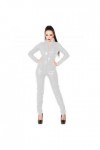 Multi Couleurs Femmes Wet Look À Manches Longues Catsuit Sexy Pole Dancing Clubwear Cosplay Racing Fille Jeu De Rôle Costume 