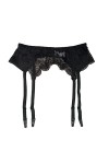 ZLXDP Black Dentelle Bow Garter Belt Dames Femmes Garter Belt Stockings Sexy Lingerie Accessoires Color : Svart, Size : M 