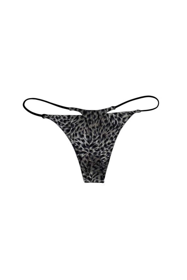 Lazzboy Femme Slips Culottes Strings Sexy Tanga Beige L