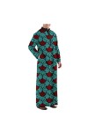 Kuendrem Tenue Dashiki pour homme - Manches longues et ourlet - Style Ankara - - 3X-Large