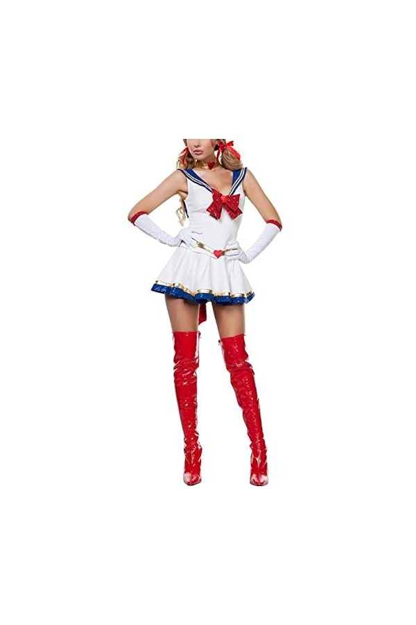 NC Costume de marin pour fille Mercury Moon Mars