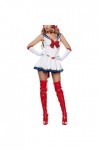 NC Costume de marin pour fille Mercury Moon Mars